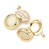 Brass Enamel Locket Pendants KK-G543-01G-01-2