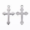 Tarnish Resistant 304 Stainless Steel Cross Pendants STAS-G179-11P-2