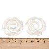 Natural White Shell Cabochons SSHEL-B006-05-4