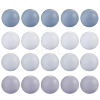 40Pcs 4 Colors Round Silicone Focal Beads SIL-TAD0001-02B-2