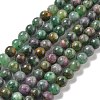 Natural Ruby in Zoisite Beads Strands G-R011-A02-03-2