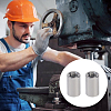 40Pcs 304 Stainless Steel Ear Nuts DIY-BBC0002-61-6