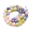 Natural Quartz Beads Strands G-N355-10mm-12-2