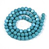 Frosted Opaque Glass Beads Strands LS-GLAA-T032-P6mm-MBB13A-2