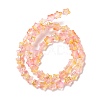 Transparent Glass Beads Strand X1-GLAA-F112-04I-3