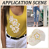 3D Flower Polyester Embroidery Sew on Appliques DIY-WH20010-36-5