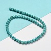 Dyed Synthetic Turquoise Beads Strands G-G075-D02-01-3