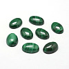 Oval Natural Malachite Cabochons X-G-O147-03F-1