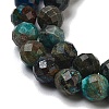 Natural Chrysocolla Beads Strands G-G927-15C-3