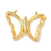 Rack Plating Brass Pave Clear Cubic Zirconia Pendant Cabochon Settings KK-M285-21G-1