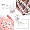 Olycraft Eco-Friendly Plastic Imitation Pearl Beads MACR-OC0001-03-8
