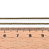 Brass Round Snake Chain CHC-WH0014-02AB-3