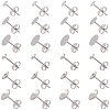 304 Stainless Steel Stud Earring Findings STAS-SP0002-01-7