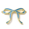 Brass Enamel Connector Charms KK-D098-01G-01-1