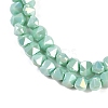 Electroplate Glass Beads Strands EGLA-B009-05A-11-2