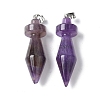 Natural & Synthetic Mixed Gemstone Pendants G-C187-03-2