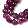 Grade AB Natural Tiger Eye Beads Strands G-B133-A02-6MM-05-5
