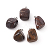Natural Tiger Iron Pendants G-K302-B02-1