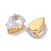 Brass Clear Cubic Zirconia Cabochons LS-STAS-M294-30D-2