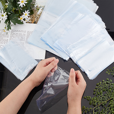 500Pcs PVC Heat Shrink Film Wrap Bags OPC-PH0001-33-1