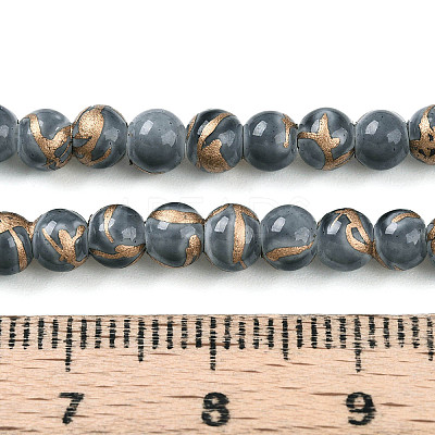 Baking Paint Glass Beads X1-DGLA-N010-4mm-09-1