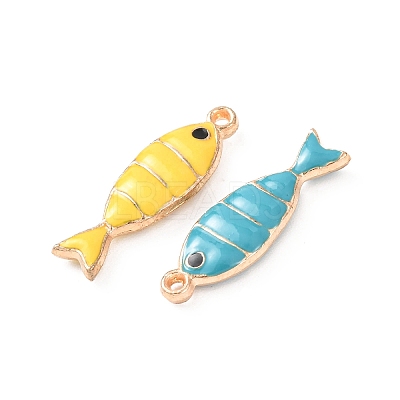 304 Stainless Steel Enamel Pendants STAS-K303-09KCG-1