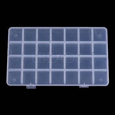 Transparent Plastic Bead Containers X1-CON-YW0001-13-1