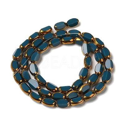 Electroplate Glass Beads Strands X-EGLA-P061-02A-09-1