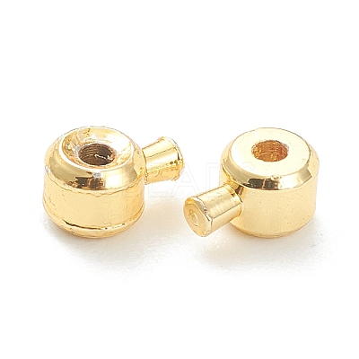 Brass Crimp Beads KK-F826-03G-1