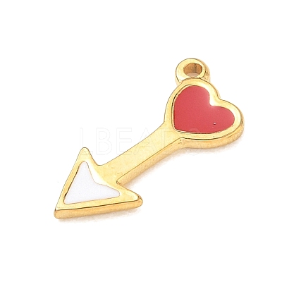 304 Stainless Steel Enamel Pendants SA-CBA8A4A-02G-1