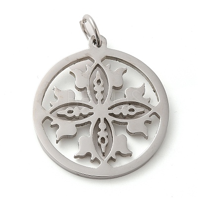 Non-Tarnish 304 Stainless Steel Pendants STAS-C086-05K-P-1