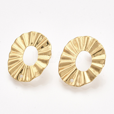 304 Stainless Steel Stud Earring Findings X-STAS-S079-46A-1