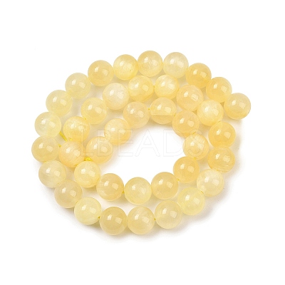 Natural Golden Silk Jade Beads Strands G-Z112-A01-4mm-1