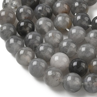 Natural Cloudy Quartz Beads Strands G-D840-69-8mm-1