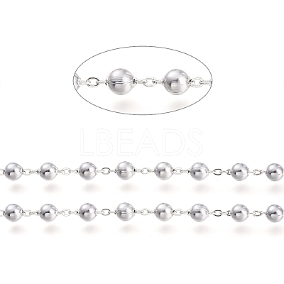 Tarnish Resistant 304 Stainless Steel Cable Chains CHS-M001-05P-1