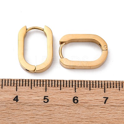 304 Stainless Steel Huggie Hoop Earrings STAS-H156-11A-G-1