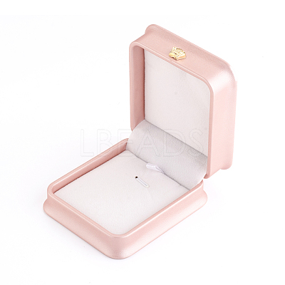 PU Leather Necklace Pendant Gift Boxes X-LBOX-L005-F02-1