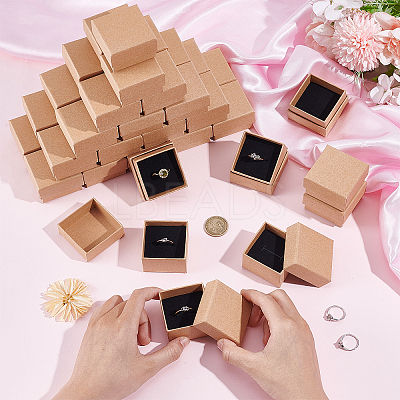 100Pcs Cardboard Jewelry Boxes CBOX-NB0001-34-1