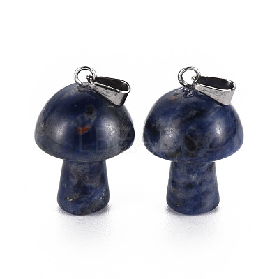 Natural Sodalite Pendants G-N0325-10K-1
