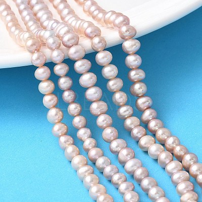 Natural Cultured Freshwater Pearl Beads Strands PEAR-I007-07O-05B-1