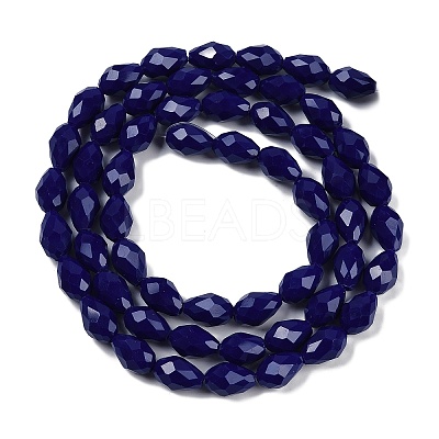 Opaque Solid Color Beads Strands EGLA-N013-P4mm-D03-1