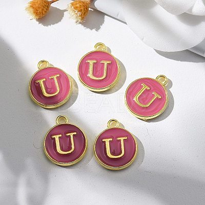Golden Plated Alloy Enamel Charms LS-ENAM-S118-08U-1
