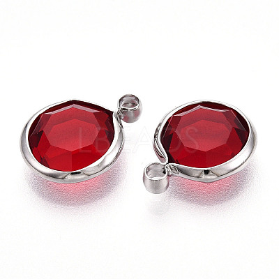 K9 Glass Charms GLAA-T023-37B-03-1