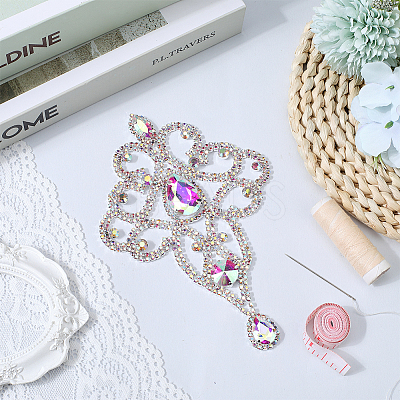 Plastic & Resin Rhinestone Sewing Decorate DIY-WH20032-38S-02-1