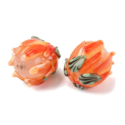 Handmade Lampwork Beads LAMP-F041-02E-1