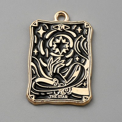 Alloy Enamel Pendants ENAM-WH0064-24J-1