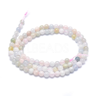 Natural Morganite Beads Strands G-K305-18-C-1