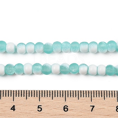 Frosted Crackle Glass Beads X1-GLAA-U001-4mm-M02-1