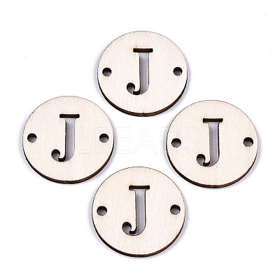 Unfinished Natural Poplar Wood Links Connectors WOOD-S045-140B-01J-1
