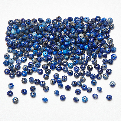 2 Strands Natural Lapis Lazuli Beads Strands G-NB0005-77-1